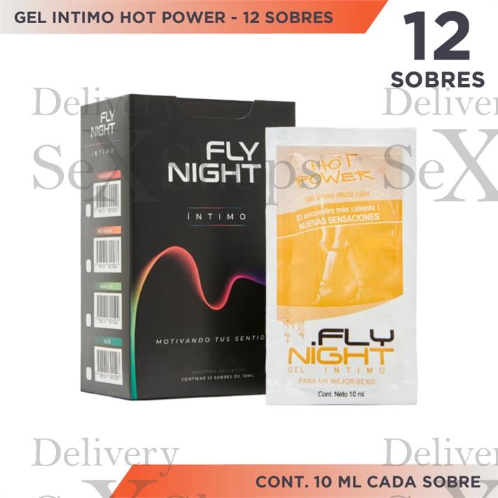 HOT POWER GEL INTIMO 10 CC X 12 UNID.